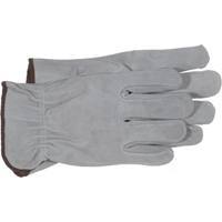 Boss mfg co gloves grey split leather m 4065M