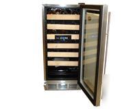 New 26 bottle build in wine cooler refrigerator in box