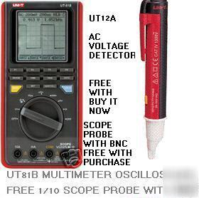 New uni-t UT81B scopemeter multimeter oscilloscope usb