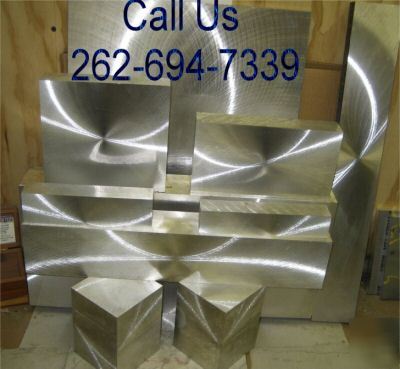 Aluminum fortalÂ® plate 2.255 x 7 1/8 x 8 ground 2 sides