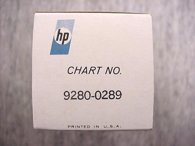 Hewlett packard precision chart paper 9280-0289