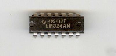 Integrated circuit ic LM324AN texas instrument