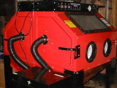 New blasting cabinet bad boy abrasive sand blast