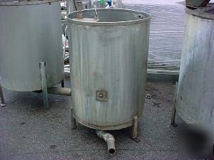 95 gallon open top stainless steel tank