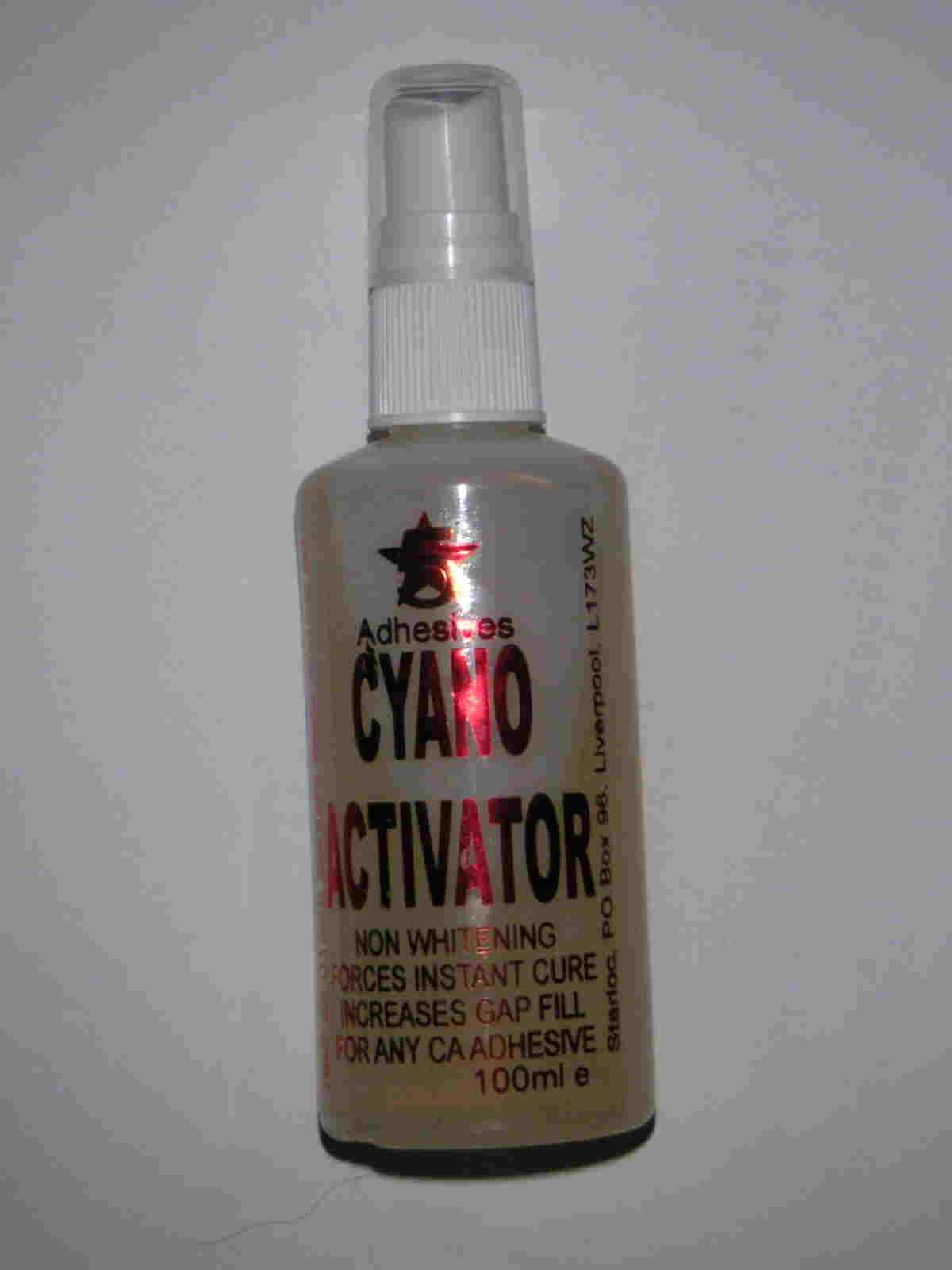 Activator for superglue cyano glue non whitening super