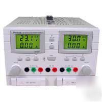 Protek 3030T - triple output power supply (dual 0-30V @