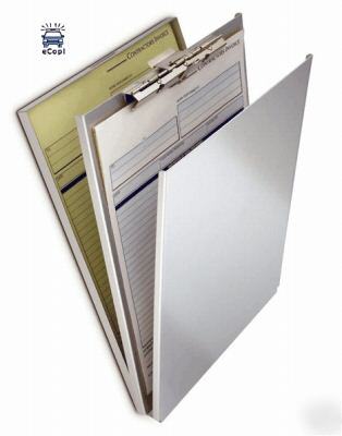 Saunders silver style a forms holder clipboard - 8.5X14