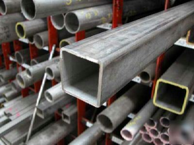 Stainless steel sq tube mill finish 11/2X11/2X16GAX36
