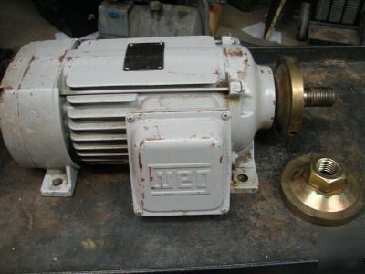 Weg buffer grinder heavy 3HP 208/230/460 3 phase