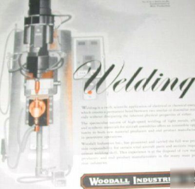 Woodall detroit welding-mass production art -1945 ad