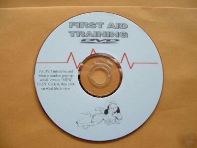 First aid training video dvd emergency medical