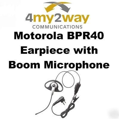 Motorola mag one BPR40 earpiece with swivel boom mic