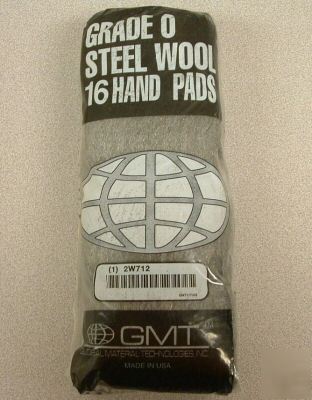 Grade 0 steel wool 16 hand pads