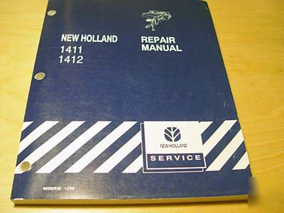 New holland 1411 1412 discbine service repair manual nh