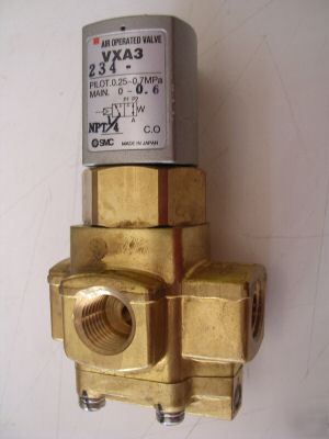Smc direct air operated, 3 port valve, VXA3234-02N