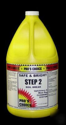 Carpet cleaning pro's choice safe and bright step 2