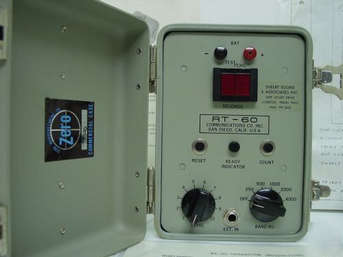 Rt-60 measurement analyzer very rare vintage/antique 