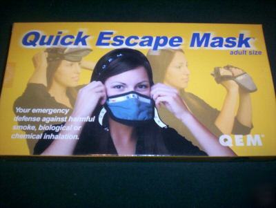 Quick escape mask- N95- smoke/ biological/chemical