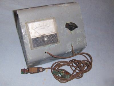 Shurite 0-1 dc amperes electroplating tank meter #11