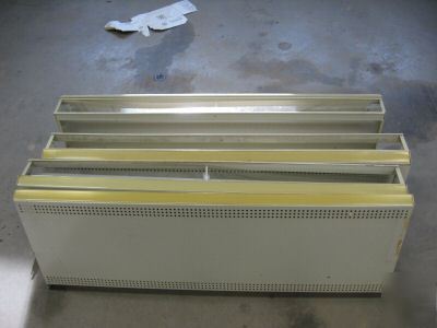 4 foot lighted commercial shelving sections 4 shelves 