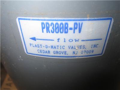 Plast-o-matic PR300B-pv ultra-pure pressure regulator