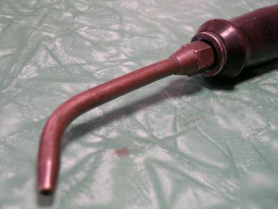 Vintage oxy acetylene gas cutting torch bakelite copper