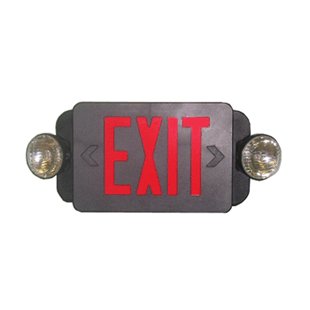 6PS/set mini combo exit sign & emergency light/s-E2BR-b