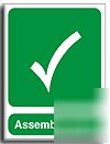 Assembly point-sign-s. rigid-200X250MM(sa-030-re)