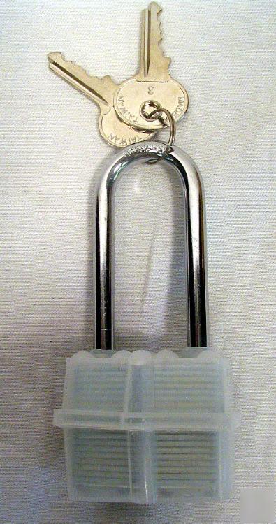 Lot 10 padlock locks universal w key steel 2.5