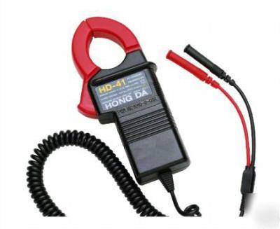 Clamp-on meter current clamp head transform ac into vac