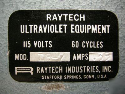 Raytech ls 7 long shortwave ultraviolet dual light 