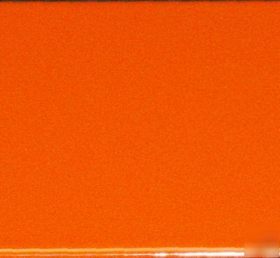 1LB bright orange full gloss powder coat paint 