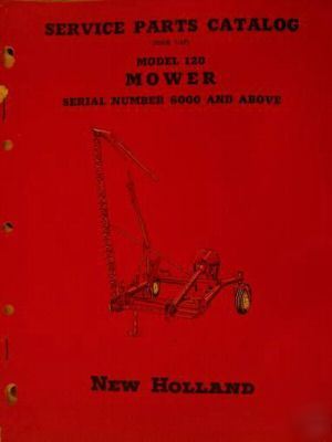 New holland 120 sickle mower parts manual - original