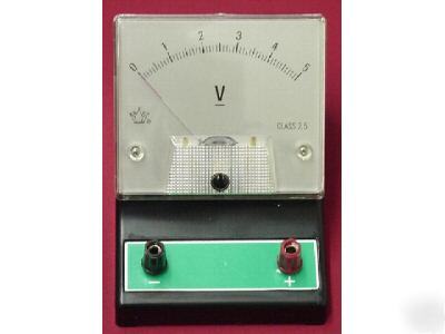 Voltmeter dc triple range ( 0 â€“ 3 / 15 / 30 v ) meters