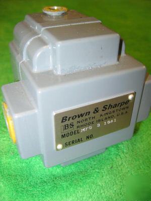 Brown & sharpe gear hydraulic motor pump mfg 3-10A1