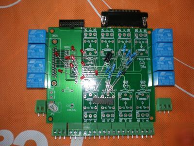Pcb & parts > 8 ch relay driver board kit - pc avr pic