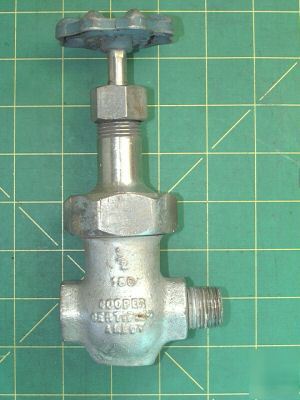 Gate valve brass for 1/2 inch threaded pipe