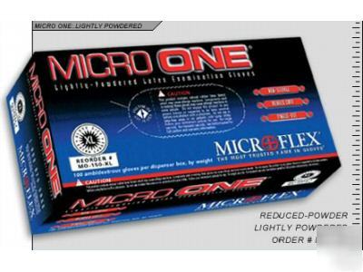 Micro-flex micro-one latex gloves (m)