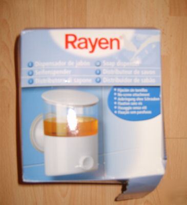 New rayen wall mounted easy attach soap dispenser - 