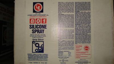 Lubrication engineers 801A - silicone spray