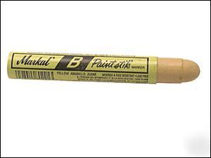 Markal cold surface marker b yellow paintstick