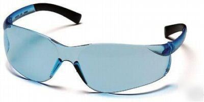 New 2 pyramex ztek blue antifog sun & safety glasses
