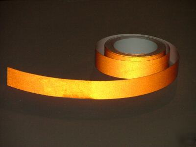 Orange reflective pinstripe pinstriping tape 1