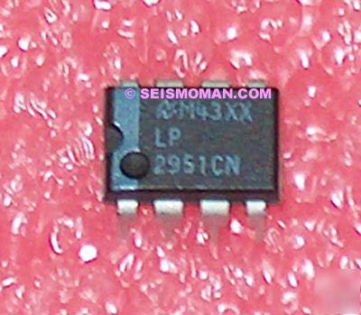 2EA natl ic LP2951 2951 volt reg adj micro pwr 8-dip