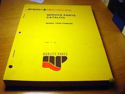New holland TR96 combine parts manual nh tr 96 oem