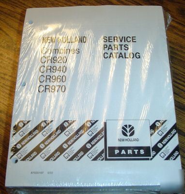 New holland CR920 940 960 CR970 combine parts catalog 