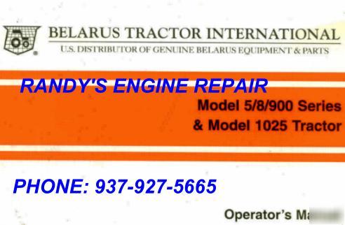 Operators manual belarus 820 825 900 905 920 tractor