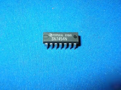 SN7454N / 7454 texas instruments ic lot of 10