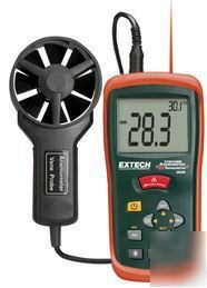 Extech AN200 vane air flow meter w/ ir therm