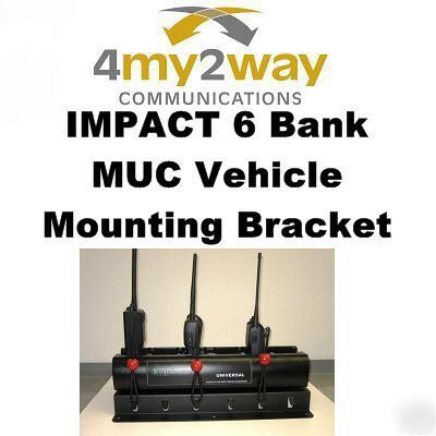 Impact dc 6 bank muc vehicle mounting bracket
